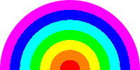 Rainbow seven colors