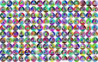 Prismatic Manuela's Triangle Background No Black