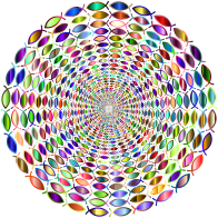 Fish Vortex Variation 2 Chromatic No Background