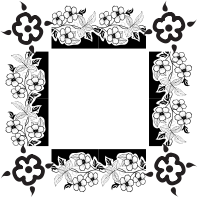 flowery frame