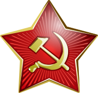 Star of Soviet soldier