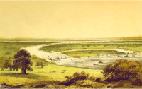 African scene 9 - Rapids of the Niger at Em-N-Ishib