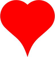 Heart made of semicircle and Bezier