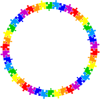 Puzzle Pieces Frame