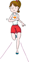 Woman running (#2)