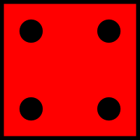 Red Die 4