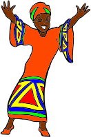 Very happy African Woman