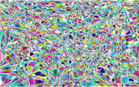 Chromatic Abstract Geometric Background