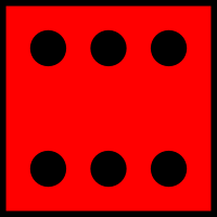 Red Die 6