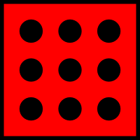 Red Die 9