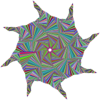 Prismatic Star-Like Art