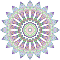 Mandala-Like Line Art No Background