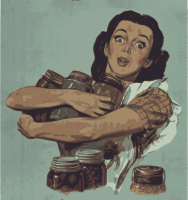 Canning Woman