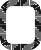 Vintage tile frame 2 (rectangle)