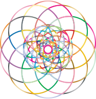 Manuela's 20 Circles Prismatic No Background