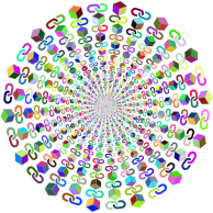Blockchain Vortex Prismatic