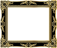 Vintage Style Frame Gold
