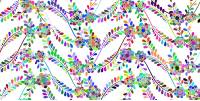 Rajesh Misra Floral Pattern Prismatic No Background