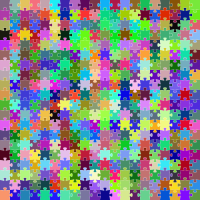Hearts Jigsaw Puzzle 20x20 Prismatic