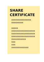 Share or Stock