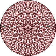 Circular ornament 50