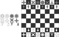 chess set design for postal chess