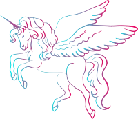 Winged unicorn