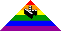 Kopimi Logo with Rainbow