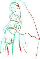 Mary with Jesus (colour 2)