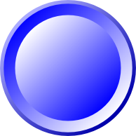 Empty blue button with pseudo 3D effect