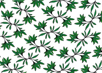 Spiral leafy background (colour)