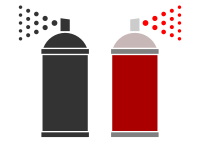 Painting spray icon