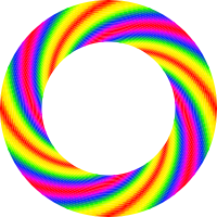 Colourful circle