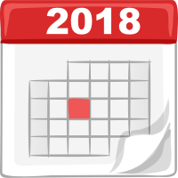 2018 calendar
