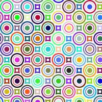 Abstract Circles Background By Karen Arnold Prismatic