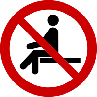No Sitting Here