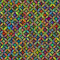 Prismatic Floral Design Pattern 3
