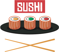 Sushi and Chopsticks