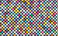 Prismatic Circles Pattern 2 With Background