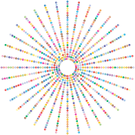 Abstract Prismatic Sun