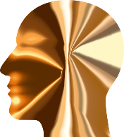 Man Head Gold