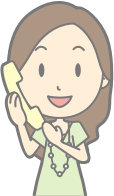 Female using Telephone (#2)