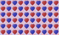 Heart pattern 6