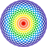 ROYGBIV Toroid Mandala