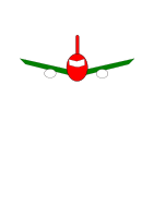 Jet front view