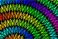 Background pattern 299 (colour, black background)