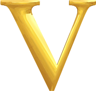 Gold typography V