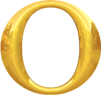 Gold typography 0