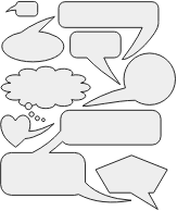 Speech and Thought Bubbles