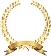 Golden Laurel Wreath Remixed No Background